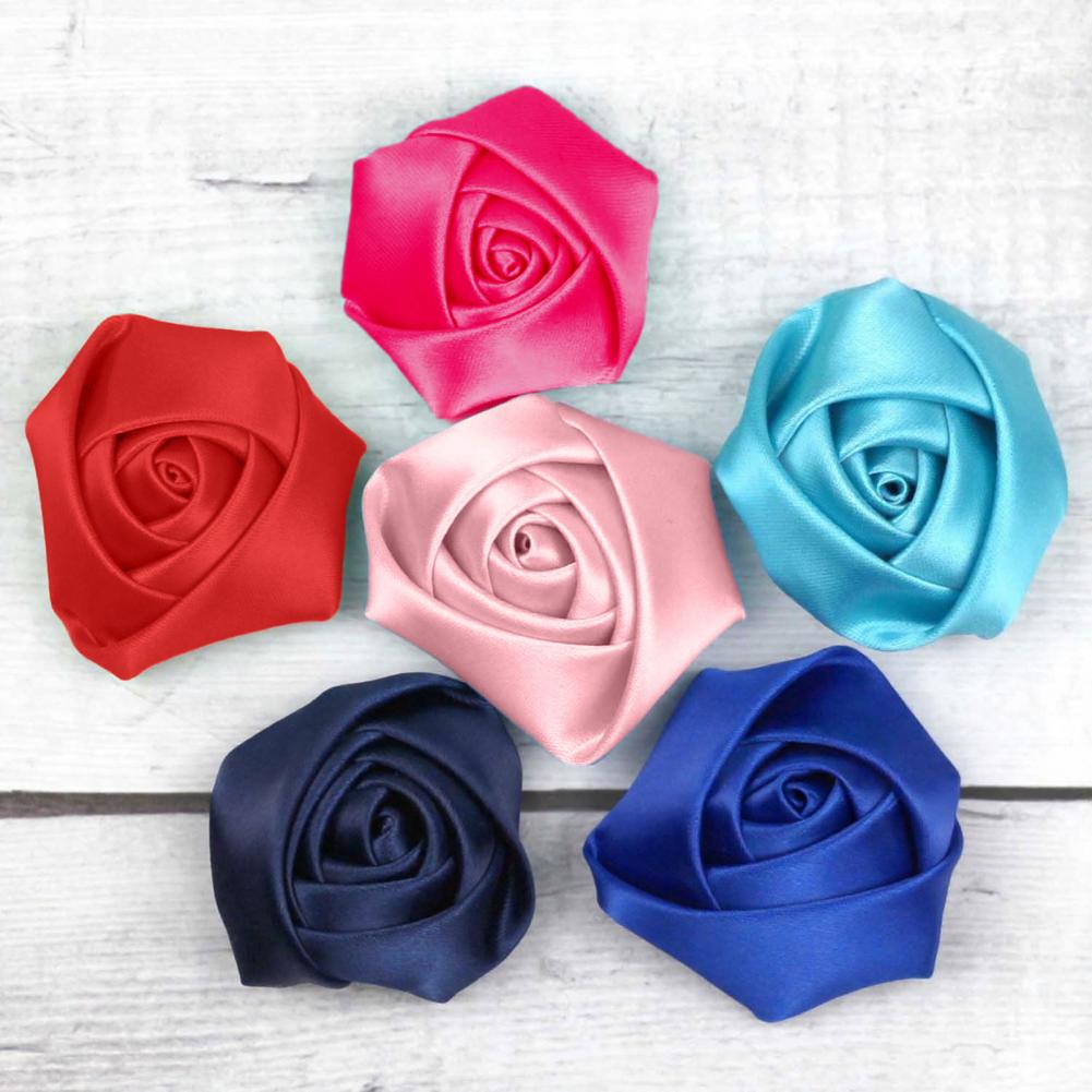 6Pcs Corsage Handmade Satin Ro - Women Accessories Bouquet recensione e prezzo