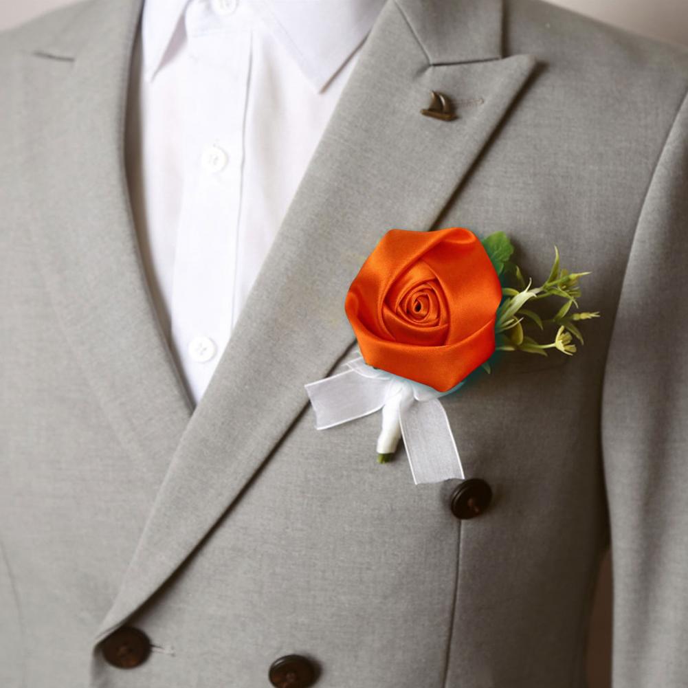 6Pcs Corsage Handmade Satin Ro - Women Accessories Bouquet recensione e prezzo