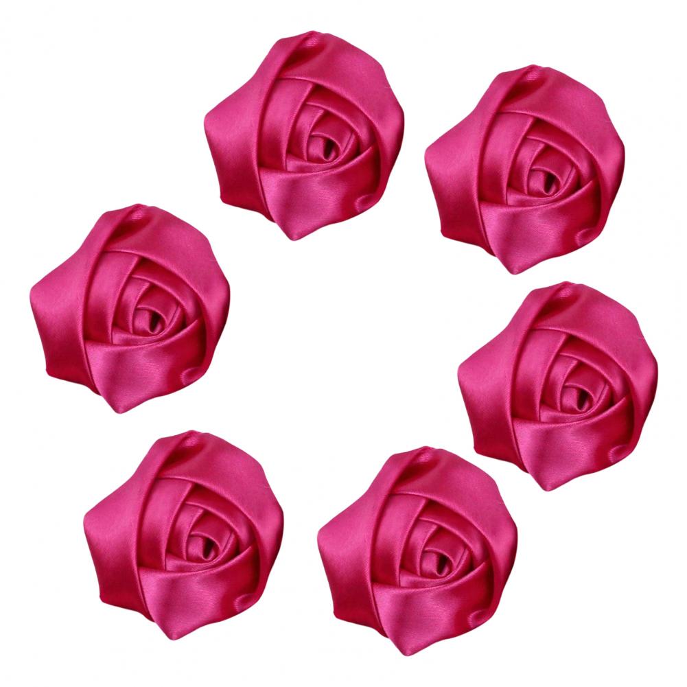 6Pcs Corsage Handmade Satin Ro - Women Accessories Bouquet recensione e prezzo