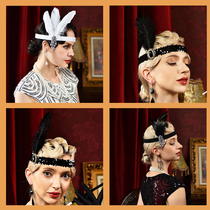 6-48PCS 1920s Flapper Headband - Women'S Accessories In The 1920S recensione e prezzo