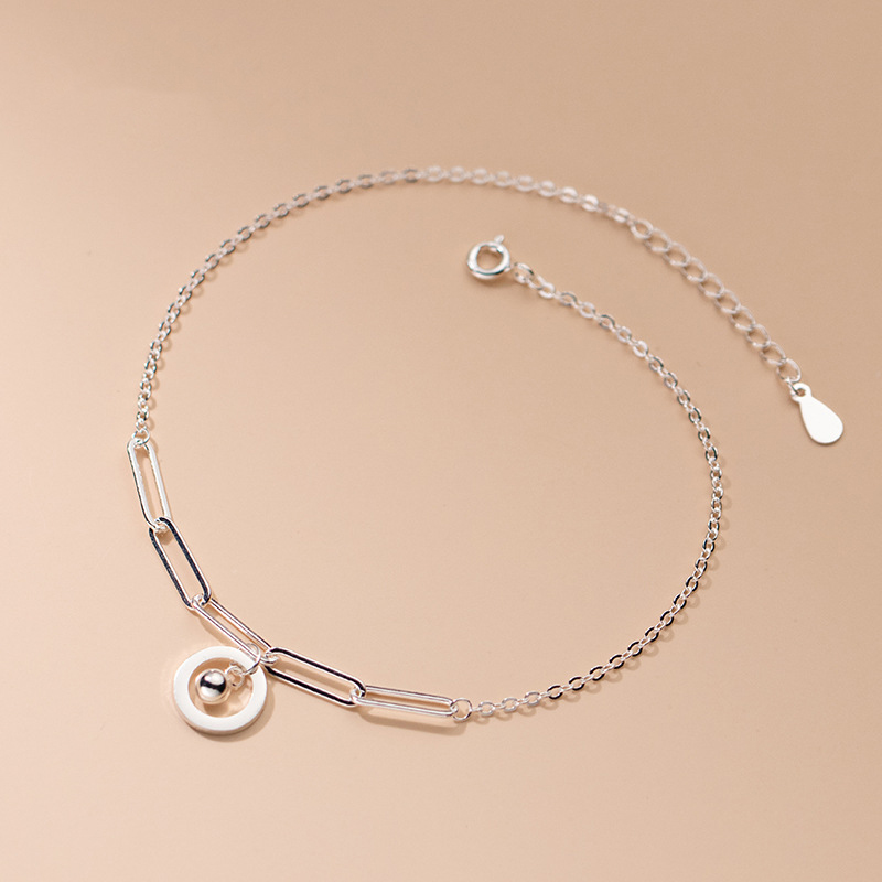 Anklets Silver 925 Fashion Wom - Beaded Anklet Chain recensione e prezzo