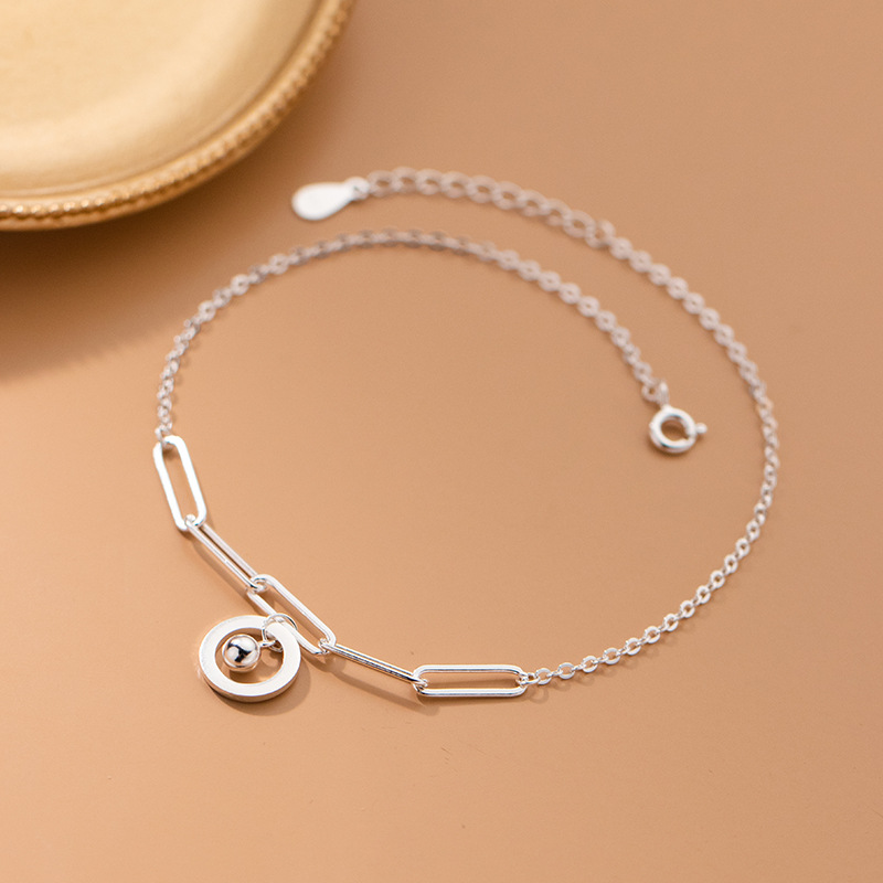 Anklets Silver 925 Fashion Wom - Beaded Anklet Chain recensione e prezzo