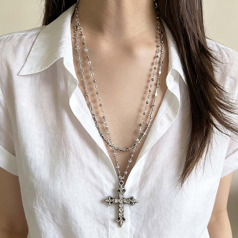 Gothic Punk Y2K Metal Cross Pe - Women'S Emo Accessories recensione e prezzo