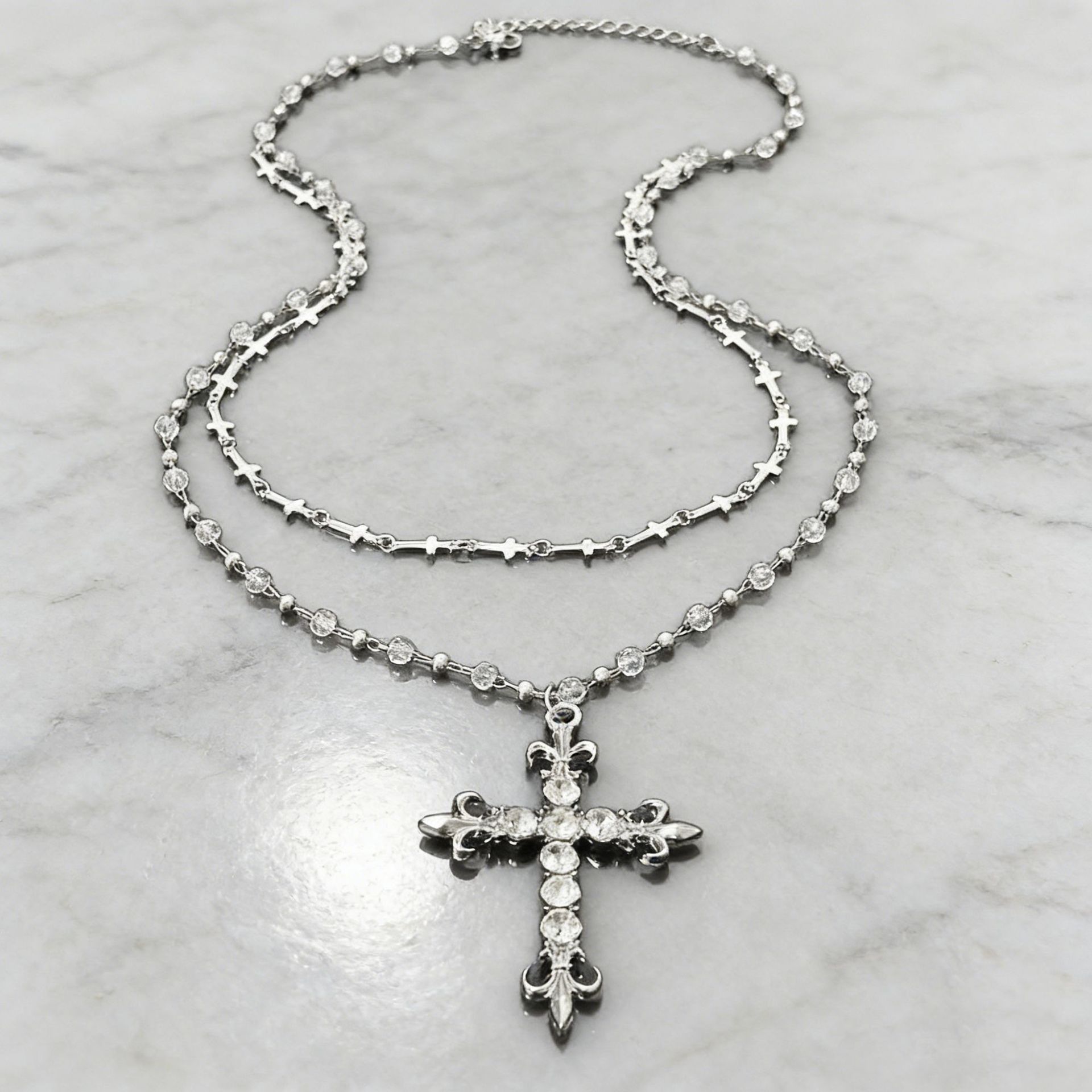 Gothic Punk Y2K Metal Cross Pe - Women'S Emo Accessories recensione e prezzo