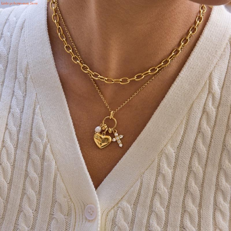 F92D Adjustable Chain Heart Cr - Women Accessories Meaning recensione e prezzo