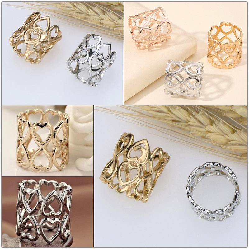 1/4Pcs Alloy Circle Scarves Br - Women'S Accessories Rings recensione e prezzo