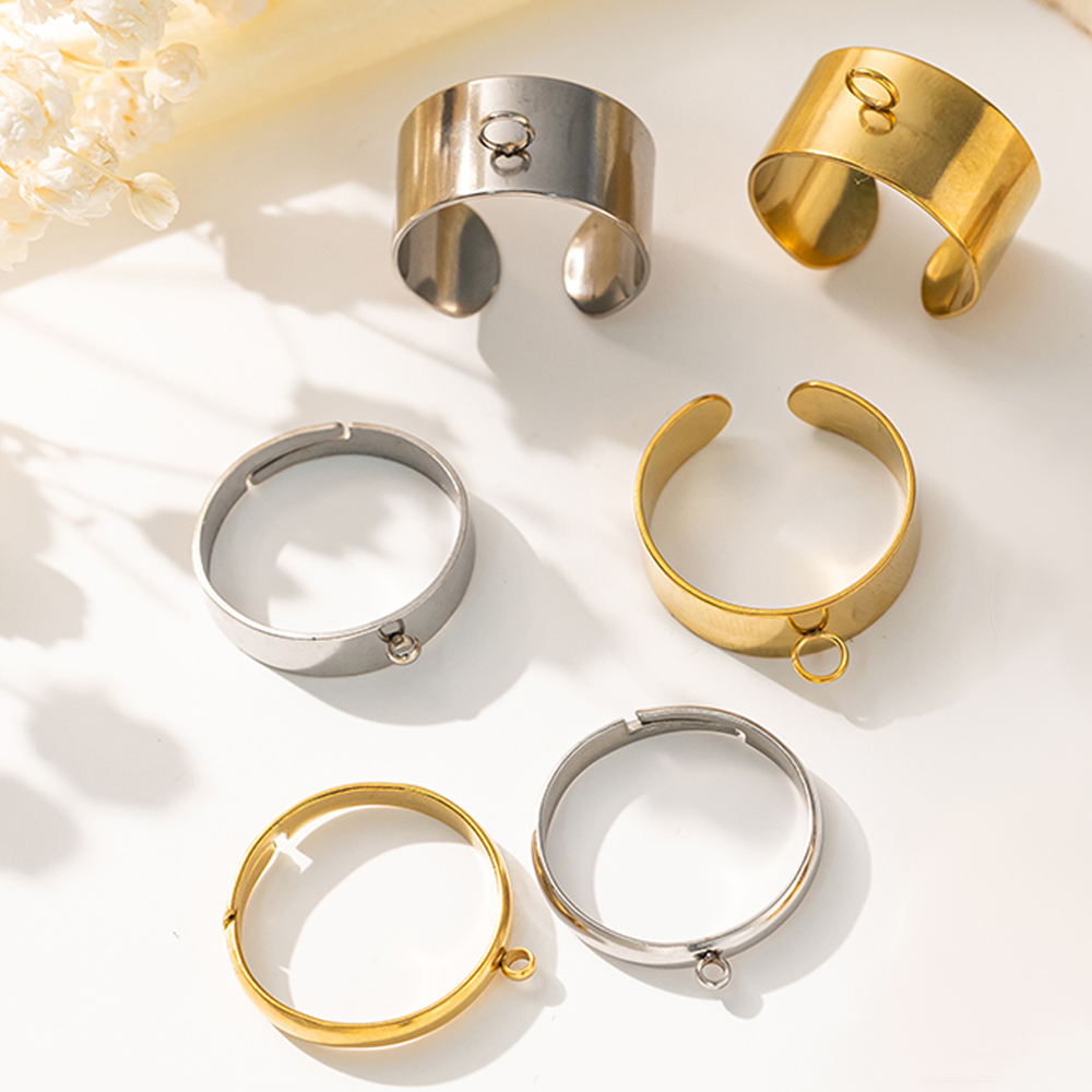 5pcs/Lot Stainless Steel Gold  - Women'S Accessories Rings recensione e prezzo