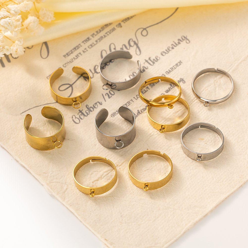 5pcs/Lot Stainless Steel Gold  - Women'S Accessories Rings recensione e prezzo