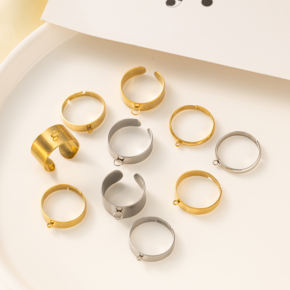5pcs/Lot Stainless Steel Gold  - Women'S Accessories Rings recensione e prezzo