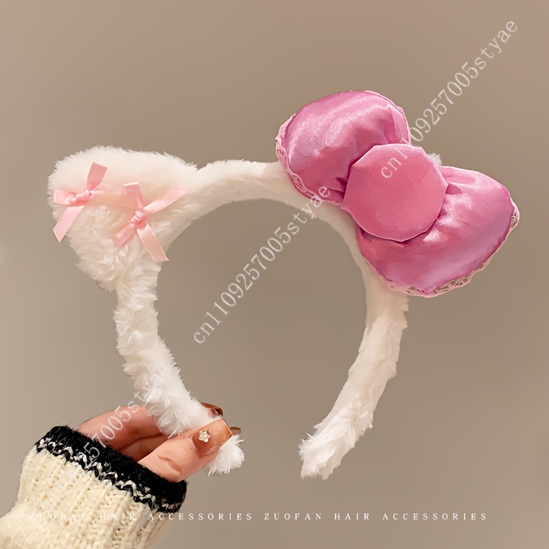 Hello Kitty Pink Bow Plush Hea - Accessories Woman recensione e prezzo