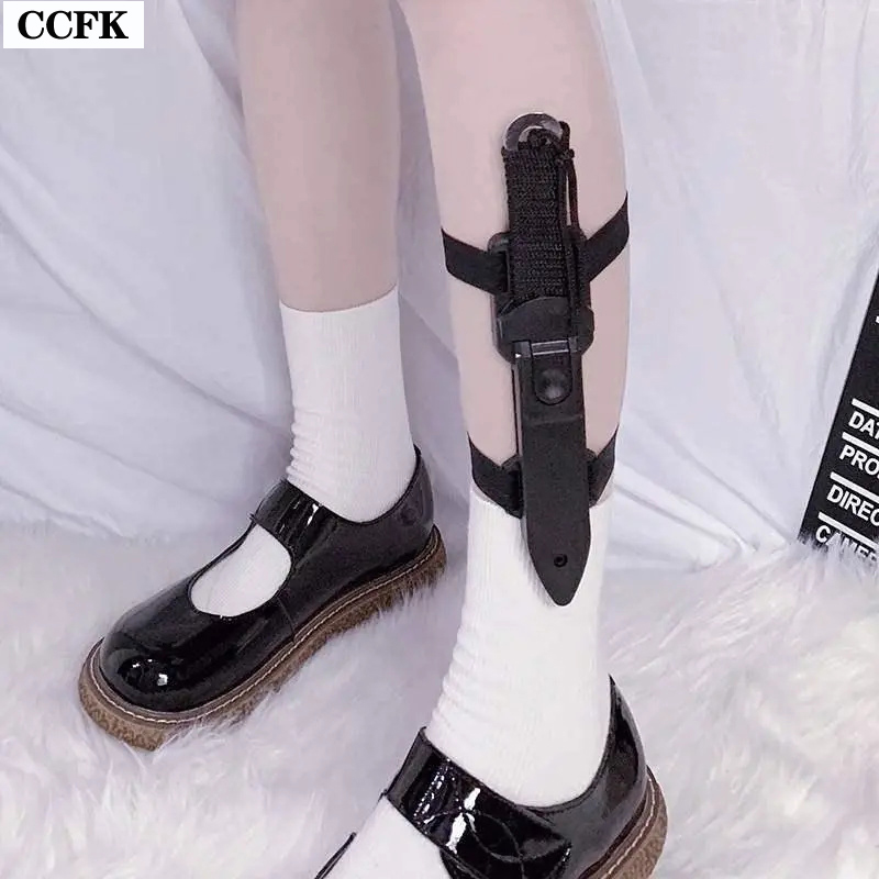Goth Leg Ring Kawaii Knife Pro - Women'S Emo Accessories recensione e prezzo